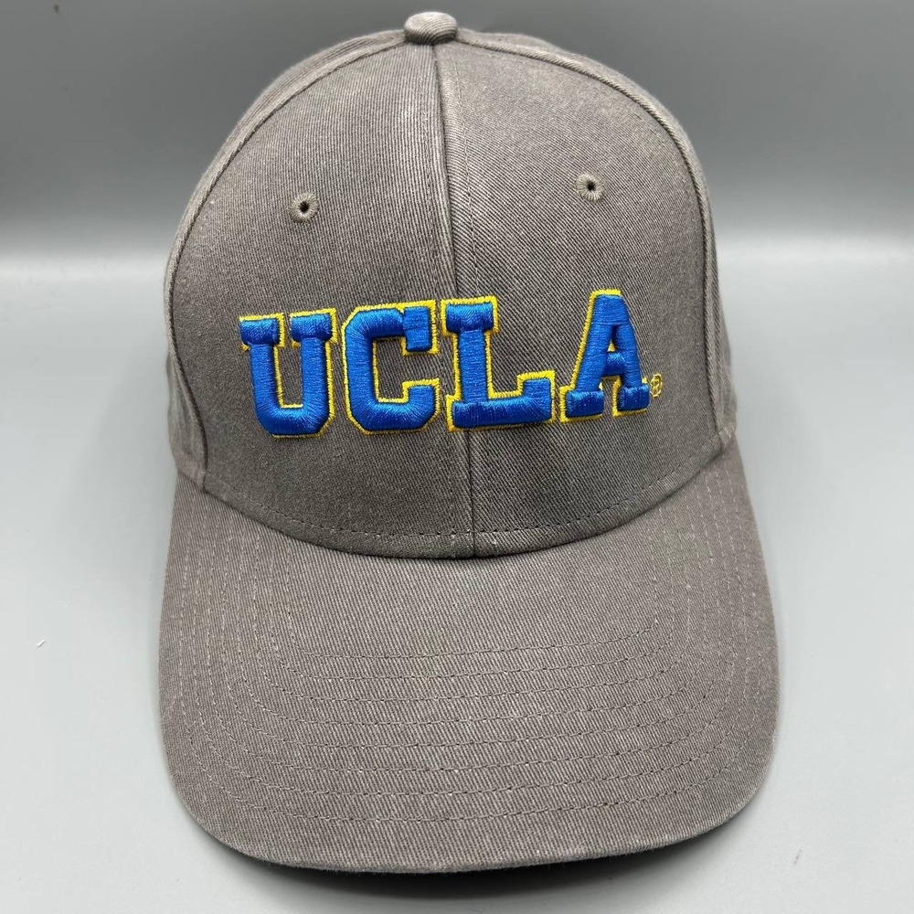 Vintage UCLA Bruins Hat Men Gray NCAA The‎ Game Strap Back Cap New Cotton